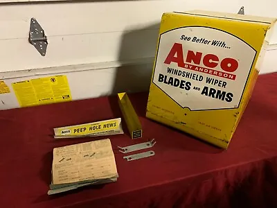 Vintage Anco Windshield Wiper Cabinet Display Cabinet Garage Dealer  • $300