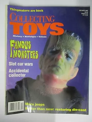 Collecting Toys Magazine October 1995 Frankenstein Monster Marx Jeeps Die Cast • $12.95