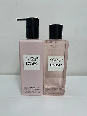 Victoria's Secret TEASE Fragrance Mist & Lotion 8.4 Oz Set New • $49.99