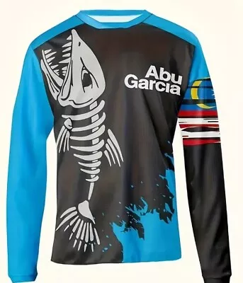 NEW Abu Garcia Dri Fit  Fishbone Shirt Long Sleeve Jersey Men's Size XXL Active • $19.99