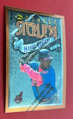MANNY RAMIREZ ~ 1996 Topps Finest Sterling #298 ~ Protected ~ Cleveland Indians • $3.29