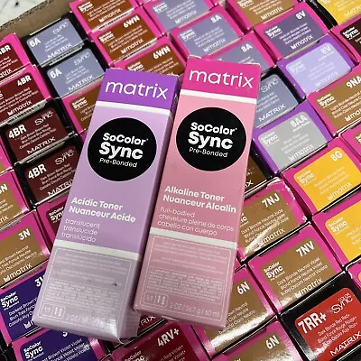 Matrix SOCOLOR SYNC Demi-Permanent Hair Color 2 Fl Oz!! Your Choice • $8.88