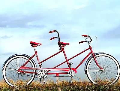 1969 Huffy Tandem Bike Bicycle Built For Two Daisy Daisy Excellent Condition • $599.99