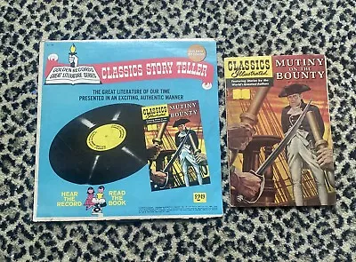 Golden Records Mutiny On The Bounty 1966 W/ Booklet Record Album Lp 1966 VTG • $25