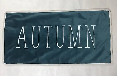 Autumn Teal Velvet Stitched Decor Pilow Cover Thro By Marlo Lorenz NWT • $14.99