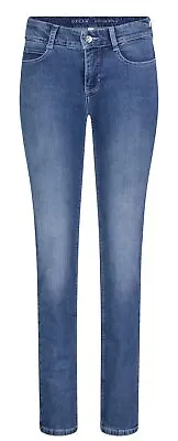 MAC Dream Authentic Summer Blue Wash 5456-90-0356L-D432 - Slim Fit Stretch Jeans • £132.44