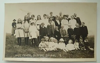 Late Victorian/Edwardian Photo Of Hope Chapel Sunday School • £4.99