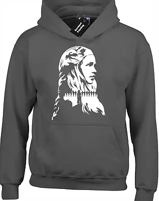 Queen Khaleesi Hoody Hoodie Game Of Daenerys Direwolf Tyrion Thrones King Snow • £16.99