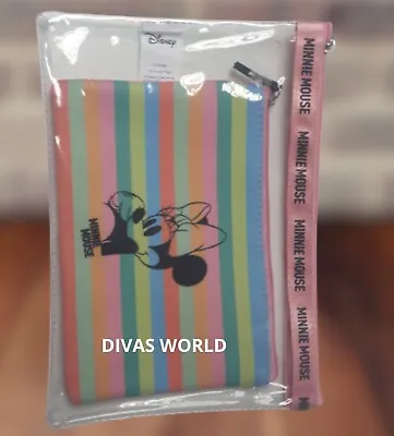 Disney Minnie Mouse Bikini Bag Women's Toiletry Cosmetic Wash Bags Novelty Gifts • £7.87