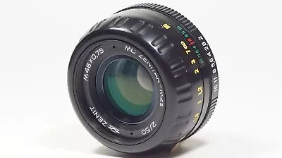 MC Zenitar-M2s USSR Lens 50 Mm F/2  ZENIT CANON NIKON SONY M42 • $117.33