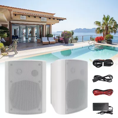 Herdio 5.25  200W Wired Outdoor Bluetooth Speakers Patio With Superior Stereo US • $79.41