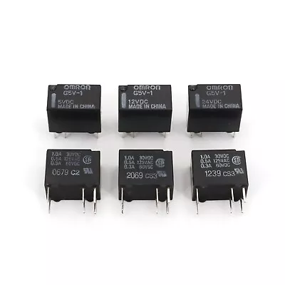 10Pcs Omron G5V-1 DC5V/12V/24V 6-Pin SPDT PCB Mount Mini Signal Relay • $7.80