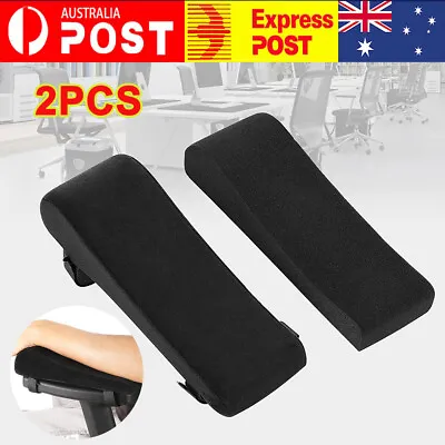 $17.99 • Buy 2PCS Memory Foam Armrest Cover Cushion Pad Chair Elbow Pillow Support Arm Rest