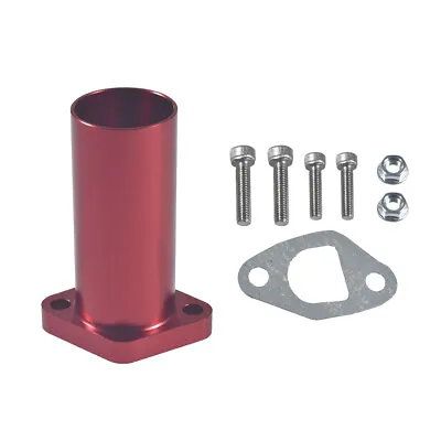 VM24 Red Intake Pipe For Mikuni Carburetor 196 212cc GX200 CT200 Pwk24 Go Kart • $13.99