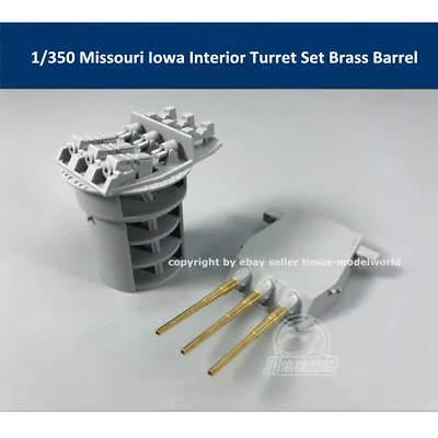 1/350 Missouri Iowa Tamiya 78029 Interior Turret Set Brass Barrel CYG027 • $15