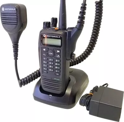 $329 • Buy Motorola XPR6550 MOTOTRBO UHF 403-470 MHz Digital Two-Way Radio AAH55QDH9LA1AN