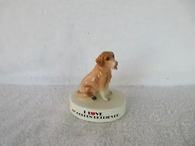 Golden Retriever Figurine - “I Love My Dog” George Good Dog Figurine~~NICE!!!!! • $8.88