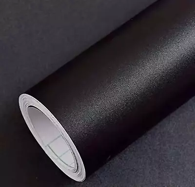 120  Matte Black Contact Paper Peel And Stick Wallpaper Removable Contact Paper  • $10.34