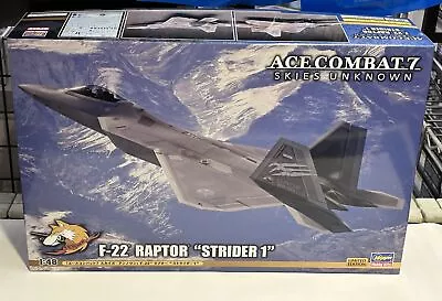 1/48 Ace Combat 7 Skies Unknown F-22 Raptor Strider 1 Model Kit  • $256.96