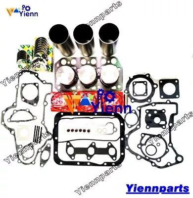 For Mitsubishi K3D Engine Overhaul Rebuild Kit ISEKI TU160 TU170 TU177 Tractor • $565