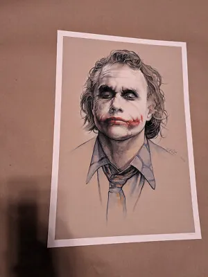 Gabz Joker Print Poster Grzegorz Domaradzki Heath Ledger Bottleneck Gallery BNG • $175