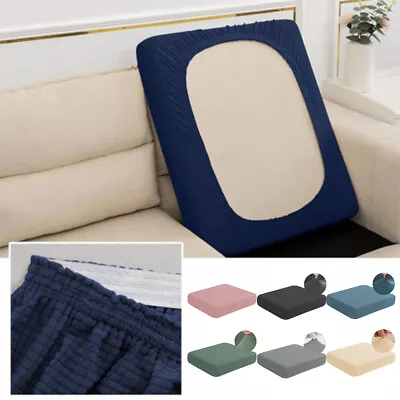 Individual Sofa Seat Cushion Covers Jacquard Stretch Couch Removable Protector • $6.05