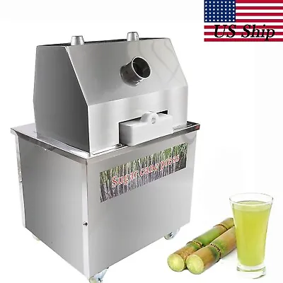 110V Commercial Vertical Sugarcane Juicer Machine Electric Sugar Press Extractor • $424