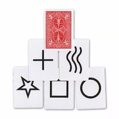 Black DECK OF 25 ESP RHINE SYMBOL BICYCLE CARDS SET Mental Magic Trick Magician • $12.89