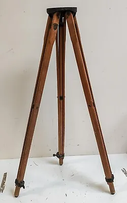 1930-40 - Mitchell Camera Corp. West Hollywood 3-6ft. Wood Tripod - No Cracks • $444.99