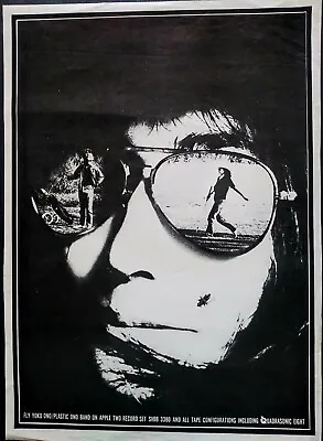 Yoko Ono/plastic Ono Band Fly 1971 Vintage Apple Records Ad • £14.25