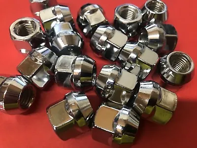 FORD EVEREST Tapered CHROME Open End Wheel Nuts 12X1.5 Qty24 • $36.80