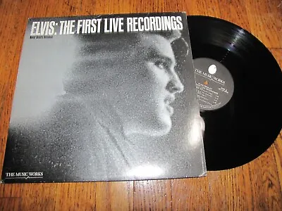 Elvis Presley - The First Live Recordings - Jem / The Music Works Promo Lp • $17.50