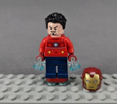$9.95 • Buy LEGO Marvel Iron Man Christmas Sweater Advent 76196 Minifigure Tony Stark