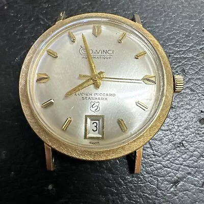 14K Gold DaVinci Lucien Piccard Seashark Automatic • $600