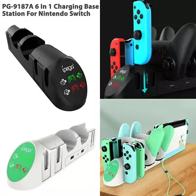 6 In 1 Charging Dock Station Joy-Con Pro Controller Charger For Nintendo Switch • $39.99