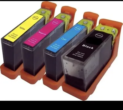 4 X Ink Cartridges Non-OEM Alternative For Canon PGI-5BK CLI-8C CLI-8M CLI-8Y • £13.95
