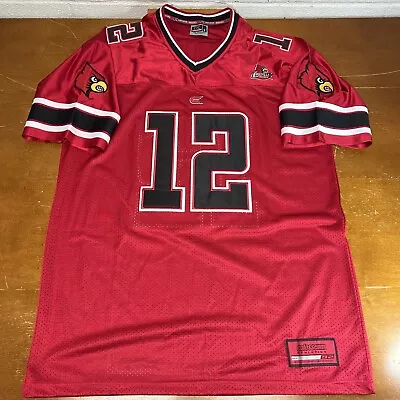 Vintage Louisville Cardinals Jersey Mens Large Red Colosseum • $33.26