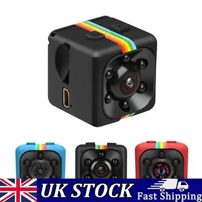 SQ11 Full HD 1080p Mini Camera Night Vision Sport DV Video Recorder Camcorder • £7.59