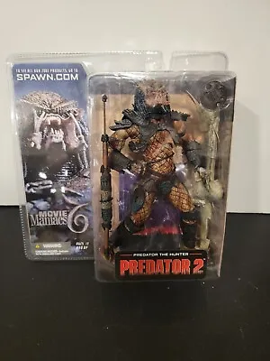 McFarlane Movie Maniacs 6 Predator The Hunter Action Figure Predator 2 2003 • $35