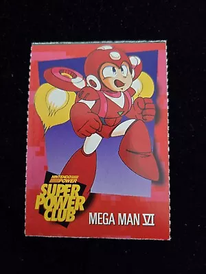 Nintendo Power Super Power Club Magazine Card 123 Mega Man VI • $12