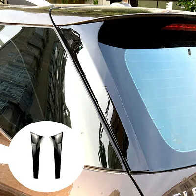 JustV Black Rear Window Spoiler Side Wing Trim Cover For Benz ML GLE W166 12-19 • $29.17