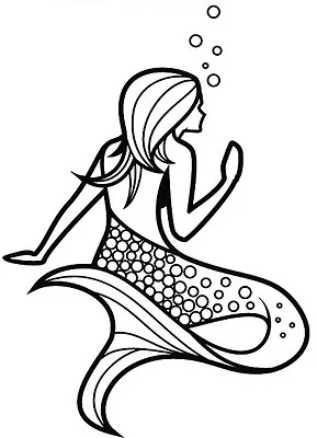 Mermaid Car Decal Sticker • $2.53