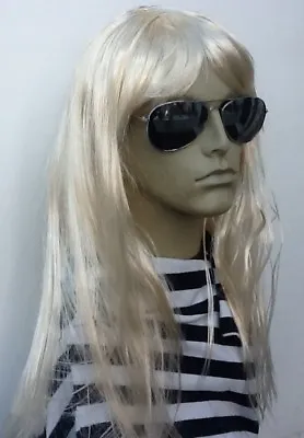  SURFER DUDE  Long Blonde Male/Guy/Men's Fancy Dress Wig  • £7.87