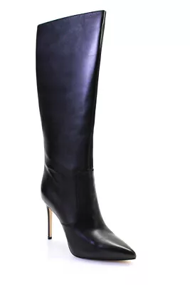 Michael Michael Kors Womens Rue Knee High Stiletto Boots Black Leather Size 9 • $149