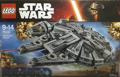 LEGO Star Wars 75105 Millenium Falcon TFA **RETIRED SET** • $400