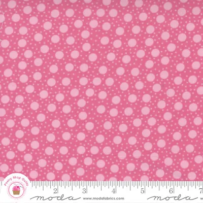 Moda PICNIC POP 22437 15 Pink Polka Dots  ME & MY SISTER Quilt Fabric • $6.25