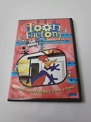  Vintage CARTOON DVD TOON FACTORY WOODY WOODPECKERFRIEND PANTRY PANIC • $4.99