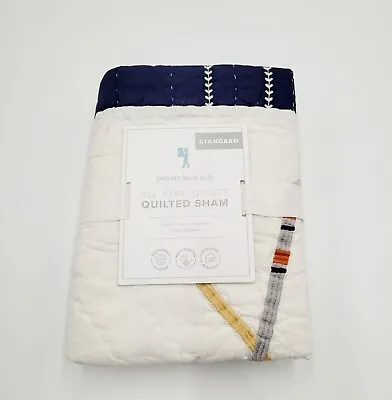 Pottery Barn Kids All Star Sports Quilted Sham Standard Size NEW • $39.95