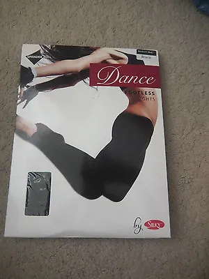 £3.25 • Buy Black Silky Footless Ballet Tights - All Sizes
