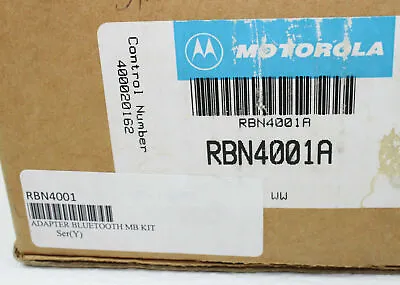 Motorola RBN4001 Mobile Adapter Kit With Bluetooth Wireless Technology NEW • $169.95